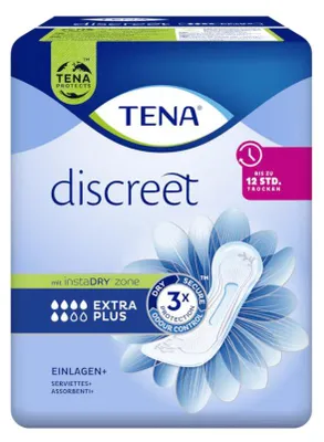 Zdjęcie produktu dla Tena Lady Discreet wkładki na nietrzymanie moczu extra plus 6X16 szt