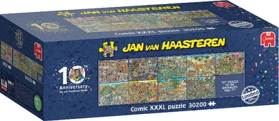 Produktbild von Jan van Haasteren - 10 rokov XXXL Puzzle 30,200 dielikov