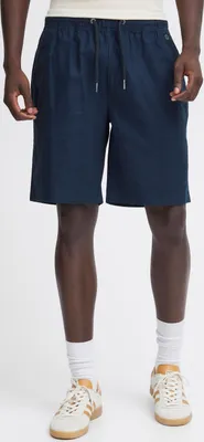 Produktbild von Blend BHShorts Herren Shorts aus Leinenmix kurze Hose mit Kordelzug Eingrifftaschen Relaxed fit
