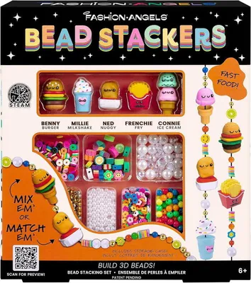 Image de Crayola - Stackers Bead 3D set (fast food)
