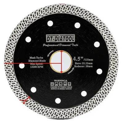 Produktbild von Diamanttrennscheibe, effizientes Schneiddesign, Mehrteilset, 115mm, 5STK