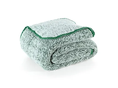 Obrázok produktu pre EUROFIRANY | Deka - 200 x 220 cm - zelený prehoz na posteľ - štýlový