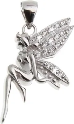 Produktbild von SILBERKETTEN STORE Anhänger Elfe mit Zirkonia - 925 Silber