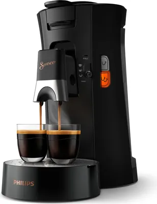 Produktbild von Philips Senseo® Select Kaffee Pad Maschine, 3 Kaffeespezialitäten, Crema Plus, Schwarz (CSA240/60)