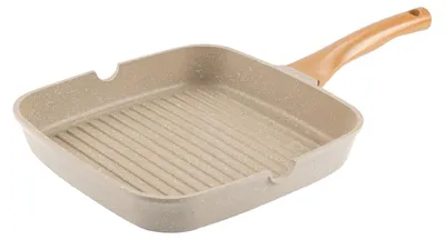 Produktbild von FLORINA Aluminium-Grillpfanne 28 cm Durchmesser I Keramische Antihaftbeschichtun