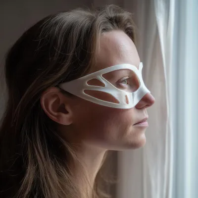 Minimalistische Kontur-Augenmaske – Decords, Produktansicht 1