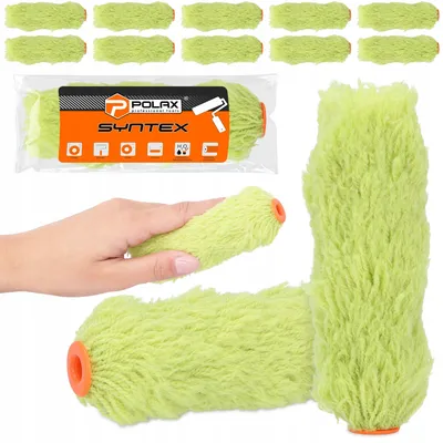 Obrázek produktu pro Polax Náhradní válečky malířské 10cm sada 10ks pro renovace nábytku dřeva