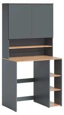 Produktbild von Waschmaschinenschrank Vicco Viktor Anthrazit/Goldkraft Eiche 93.6 x 88.2 cm 2 Teile mit Regal, Model 60720