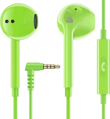 Produktbild von LUDOS Zenith In-Ear Kopfhörer mit Kabel und Mikrofon – 3,5 mm Klinke, klarer Stereosound, Bassstark, Kompatibel mit iPhone, iPad, Samsung, Laptop