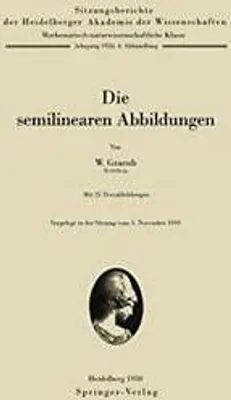 Obrázok produktu pre Die semilinearen Abbildungen