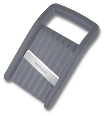 Produktbild von Fackelmann Kompakt-Hobel, Gemüsehobel mit Edelstahlklinge, Reibe mit ergonomischem Griff (Farbe: Schwarz/Silber)