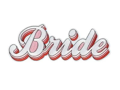Obrázok produktu pre Nažehľovacia samolepka BRIDE, 22x8cm, stag party