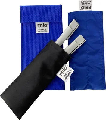 Produktbild von FRIO DOPPEL TASCHE Diabetiker mit Nylon Innentasche 8 x 18 cm | Für 2 Insulin Pens | Kühlt mit Wasser | Keine Kühlakkus erforderlich | Wiederverwendbar