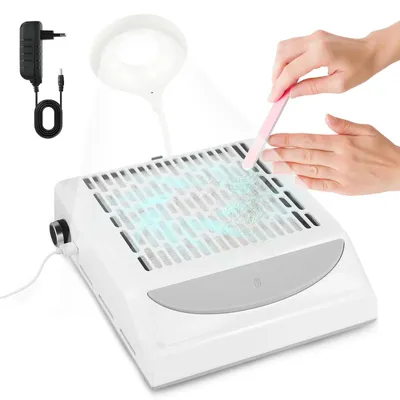 Produktbild von Nagelstaubsauger - Maniküregerät - 100 W - Zwei Lüfter - 220 V - Netzbetrieb - Weiß