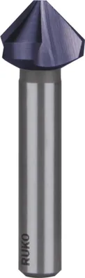 Immagine prodotto di Svasatore Ruko per conicità e sbavatura DIN335-C diametro 90° 26mm HSS TiAIN 3 taglienti - 102171F