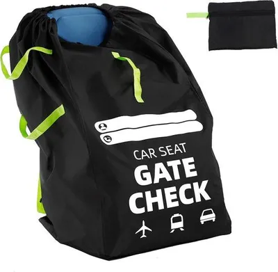 Productafbeelding van Yoassi Transporttas Kinderzitje Vliegtuig - Opvouwbare Beschermhoes voor Buggy, Babyzitje Tas, Autostoeltje, Kinderwagen - Waterdichte U