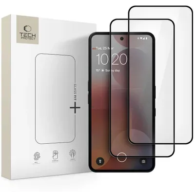Obrázok produktu pre Tech-Protect Glass Fit+ 2 balenia tvrdeného skla pre Nothing Phone 3A, 3A Pro - čierna