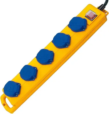 Produktbild von Brennenstuhl Super-Solid SL 544 D IP44 Steckdosenverteiler 5-fach 2m H07RN-F 3G1,5, 1159860205