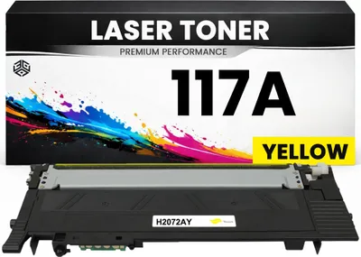 Produktbild von Toner 117A Y Gelb für HP kompatibel W2072A Premium Alternative für HP Color Laser 150A, 150nw, MFP178nw, MFP178nwg, MFP179fnw