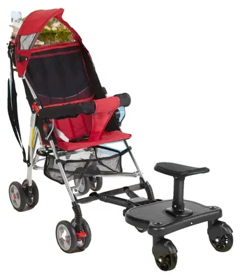 Obrázek produktu pro Dětský kočárek, ekologický materiál, snadná montáž, černý