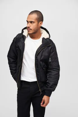 Obrázek produktu pro Bunda Brandit CWU Jacket hooded black - 5XL
