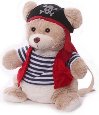 Produktbild von Inware Rucksack Kinderrucksack Piratenbär 33 x 18 cm