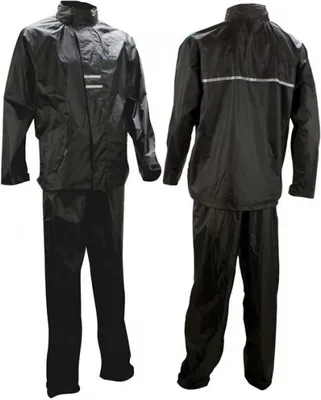 Produktbild von Regenanzug Senior Unisex Schwarz/Anthrazitgröße l
