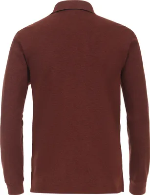 Produktbild von Casa Moda - Herren Polo-Shirt Langarm (403478000), Größe:XXL, Farbe:Orange (490)