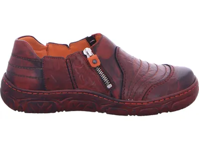 Produktbild von Krisbut Damen Halbschuh 23801-36, 23801-37, 23801-38, 23801-39, 23801-40, 23801-41, 23802-36, 23802-37, 23802-38, 23802-39, 23802-40, 23802-41 KRI-2493 rot 36
