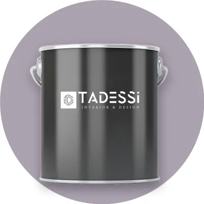 Produktbild von TADESSI Wandfarbe Violett - Rauchviolett - abwaschbare Innenfarbe matt - Dispersionsfarbe - Geruchsarm und Lösemittelfrei - 2,5 Liter Gebinde