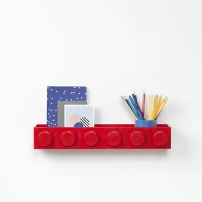 Image de LEGO 41121730 LEGO Étagère à livres BOOK RACK, largeur : 478 mm, rouge