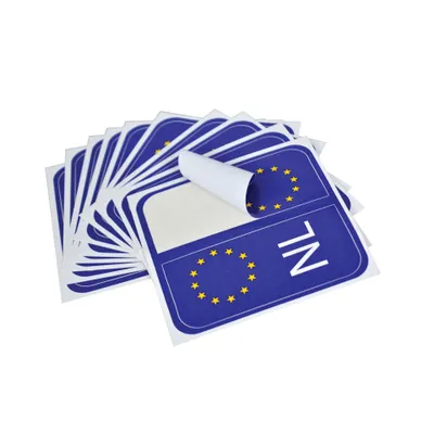 Produktbild von Carpoint Nummernschildaufkleber Europa/Niederlande