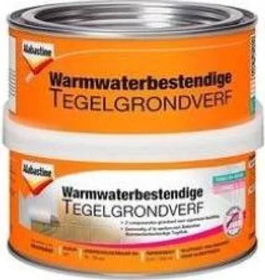 Productafbeelding van Alabastine - Warmwaterbestendige Tegelgrondverf - Wit - 250 ML
