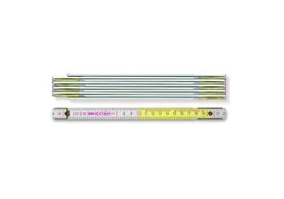 Produktbild von BMI Holzgliedermaßstab 2m weiß - 980904200