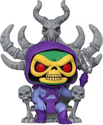 Produktbild von Funko Pop! Die Herren Des Universums Spezielle Ausgabe Deluxe Skeletor Auf Thron Exklusiv 54586 Figur Lila Lila One Size