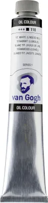 Obrázok produktu pre Olejová farba Van Gogh v tube 60 ml, titánová biela (ľanový olej), 118