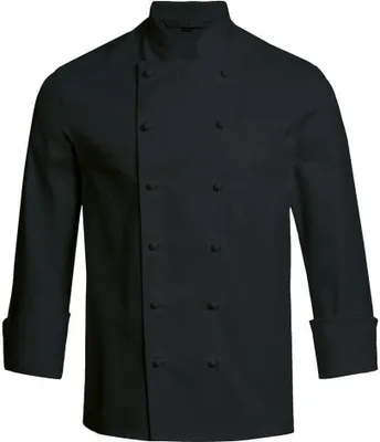 Produktbild von Greiff GASTRO MODA Cuisine Herren Kochjacke Regular-Fit Schwarz 5XL