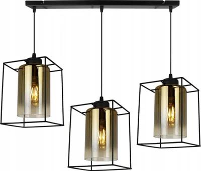 Image de Suspension moderne et élégante avec abat-jour en verre