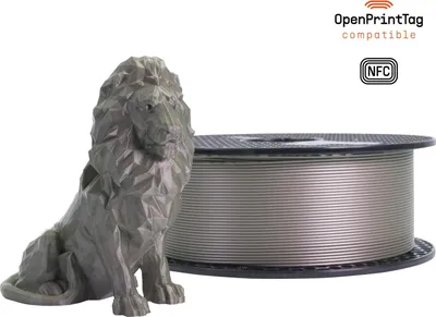 Image de Fil d'impression 3D Prusament PLA Pearl Mouse 1 kg, 1,75 mm (NFC)