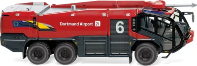 Produktbild von Wiking Feuerwehr - Rosenbauer FLF Panther 6x6 "Dortmund", Feuerwehrauto-Modell, Vormontiert, 1:87, Feuerwehr - Rosenbauer FLF Panther 6x6, Unisex, "Dortmund"