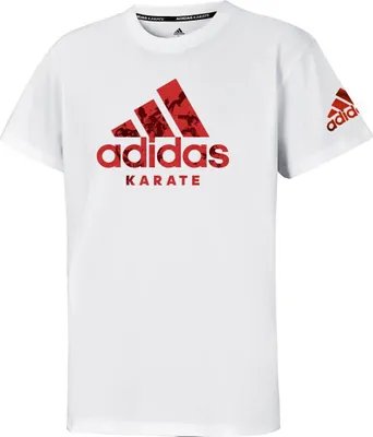Produktbild von adidas T-Shirt Karate weiss Badge of Sports Größe - XS