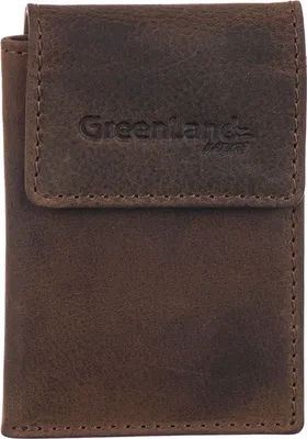 Produktbild von GreenLand Nature Leder Geldbörse Monte Card Wallet RFID Brown braun