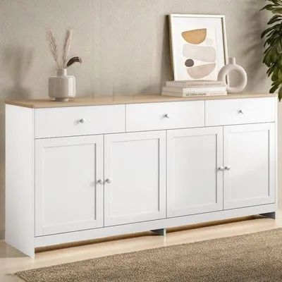 Immagine prodotto di Armadio in rovere con 4 ante e 3 cassetti