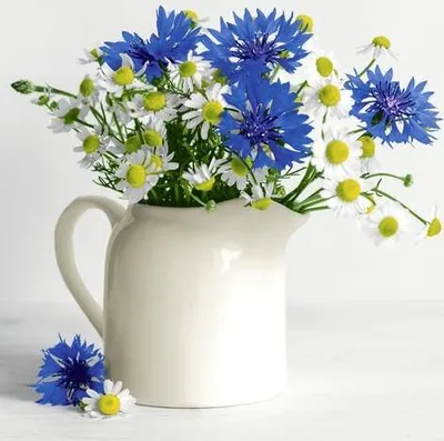Produktbild von RP 20 Servietten Summer Bouquet - Blumenstrauß in Kanne 33x33cm