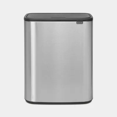 Produktbild von Brabantia Bo Touch Bin, 60 l, Rechteckig, Metall, Edelstahl, Kunststoff, 545 mm