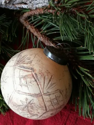 Produktbild von Christbaumkugel Xandra, creme-braun