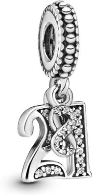 Produktbild von PANDORA MOMENTS Charm 21. Geburtstag 797263CZ