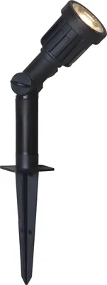 Produktbild von LED Garten Spot Outdoor LED Spotlight Netzbetrieb schwarz IP65 H 19cm