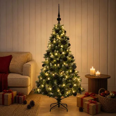 Imagen del producto de Árbol de Navidad Artificial con Adorno 120 cm 150 LED