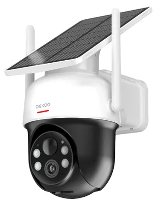 Obrázok produktu pre Bezpečnostná kamera s Wi-Fi, napájaná solárnou energiou, 360° pokrytie, solárna kamera, zástrčka pre EÚ